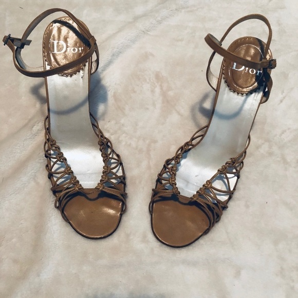 Christian Dior Sandal Heels Size 39.5 - Picture 5 of 16